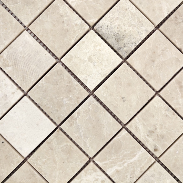 Мозаїка з мармуру Матова МКР-3СН (47x47) Victoria Beige МВ