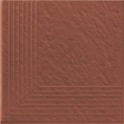 Сходинка клінкерна Loft Red Steptread Corner червона 11x300x300 мм