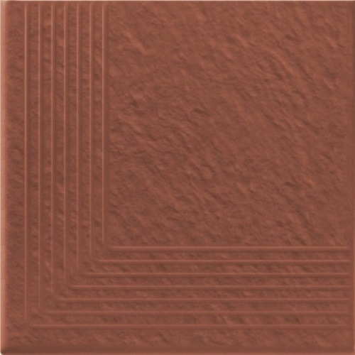 Сходинка клінкерна Loft Red Steptread Corner червона 11x300x300 мм