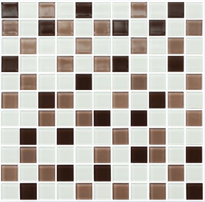Мозаїка керамічна Kotto Ceramica GM 4035 C3 coffe m/coffe w/white 300 х 300 х 4 ( 25 х 25 )