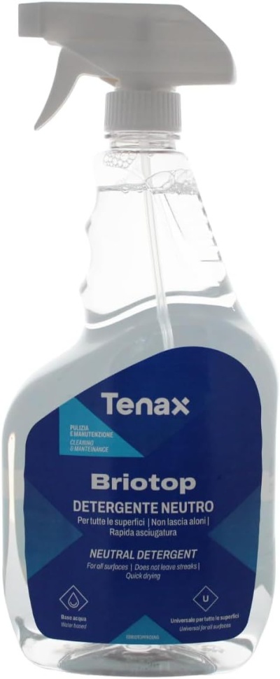 Моющее средство Tenax BrioTop 1 л спрей для ежедневного ухода за натуральным или искусственным камнем керамикой стеклом