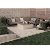 Сходинка з керамограніту Lukas Beige Kapinos Corner бежева 8x313x313 мм