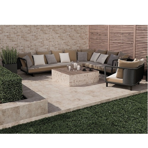 Сходинка з керамограніту Lukas Beige Kapinos Corner бежева 8x313x313 мм