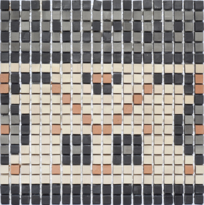 Мозаїка з керамограніту Kotto Ceramica MI7 K060705 Lviv Legends фриз Beige/Focato/Buchero/Nero