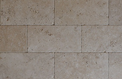 Плитка з травертину Light Tumbled 1,2х20,3х40,6 см, бежева із зістареною поверхнею Антик Export