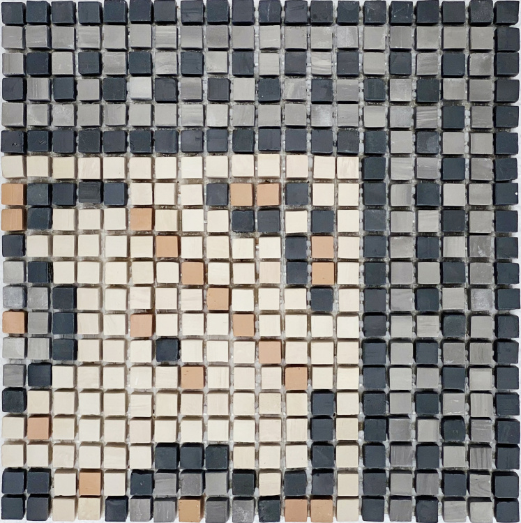 Мозаїка з керамограніту Kotto Ceramica MI7 K060706 Lviv Legends кут фриза Beige/Focato/Buchero/Nero