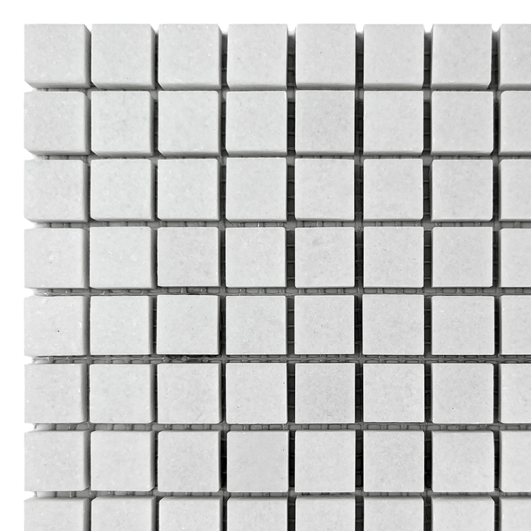 Мозаїка з мармуру Полірована МКР-4П (15x15) White Mix