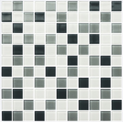 Мозаїка керамічна Kotto Ceramica GM 4043 C3 Steel d/Steel m/white 300 х 300 х 4 (25 х 25)