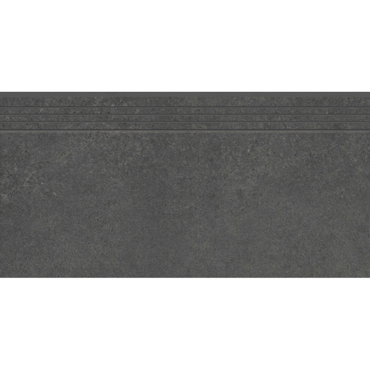 Сходинка з керамограніту Stopnica Concrete Anthracite антрацитова 8x597x297 мм