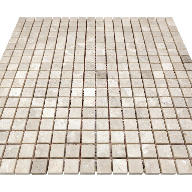 Мозаика из мрамора Матовая МКР-4СН (15x15) Victoria Beige МВ