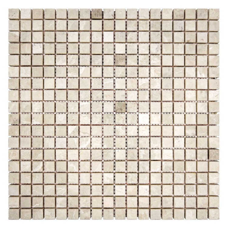 Мозаика из мрамора Матовая МКР-4СН (15x15) Victoria Beige МВ