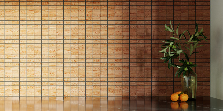 Мозаика из керамогранита Kotto Ceramica MI7 23460111C Dorato 300 x 300 х 7 (прямоугольник 23 x 46)