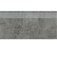Сходинка з керамограніту Newstone Graphite Steptread графітова 8x598x298 мм