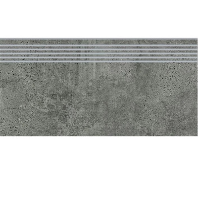 Сходинка з керамограніту Newstone Graphite Steptread графітова 8x598x298 мм