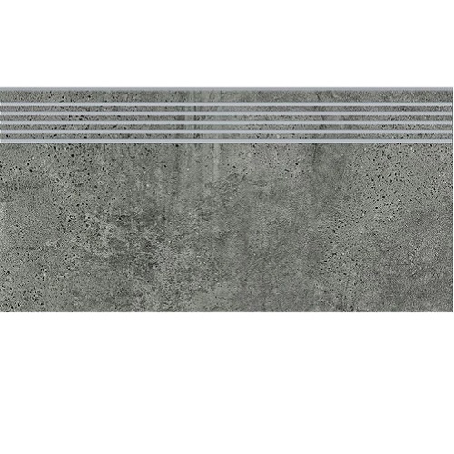 Сходинка з керамограніту Newstone Graphite Steptread графітова 8x598x298 мм