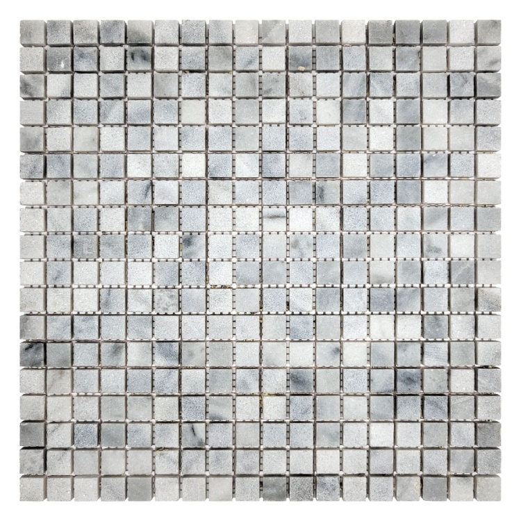 Мозаика из мрамора Матовая МКР-4СН (15x15) White Mix