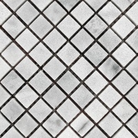 Мозаика из мрамора Матовая МКР-4СН (15x15) White Mix