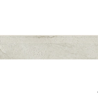 Сходинка з керамограніту Newstone White Steptread біла 8x1198x298 мм