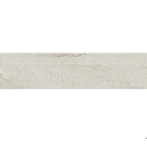 Сходинка з керамограніту Newstone White Steptread біла 8x1198x298 мм