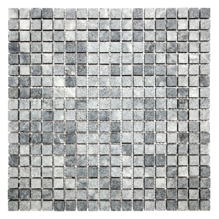 Мозаика из мрамора Матовая МКР-4СН (15x15) Black