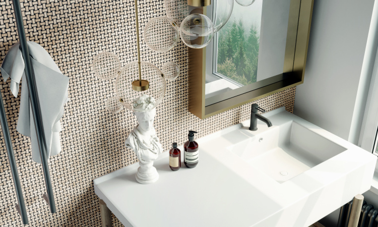Мозаїка з керамограніту Kotto Ceramica MI7 K9201 Salino/Grigio Freddo 300x300x10 (прямокутник 10х20)