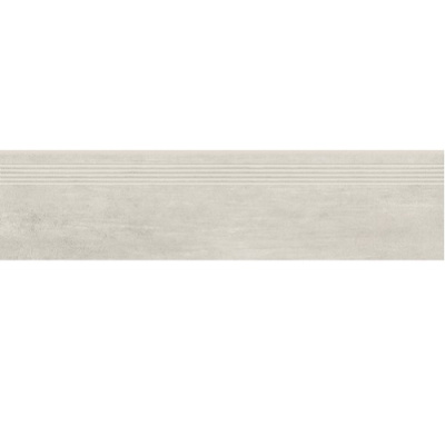 Сходинка з керамограніту Grava White Steptread біла 8x1198x298 мм