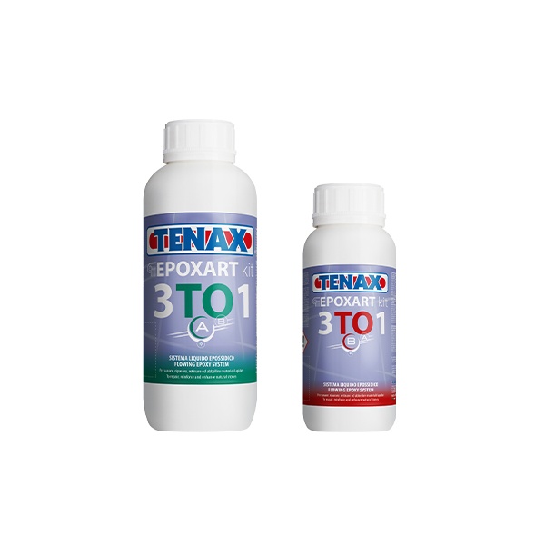 Двокомпонентний епоксидний клей Epoxart KIT 3:1 (1,0+0,3л) TENAX