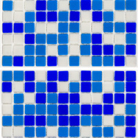Мозаика стеклянная АкваМо MX25-1-01-02-03 бело-голубая растяжка градиент 1912x317x4 мм в бассейн хамам ванную Мозаика стеклянная АкваМо MX25-1-01-02-03 бело-голубая растяжка градиент 1912x317x4 мм в бассейн хамам ванную