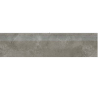 Сходинка з керамограніту Quenos Grey Steptread сіра 8x1198x298 мм