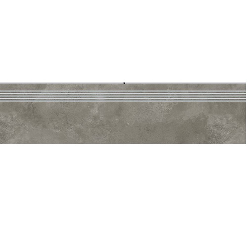 Сходинка з керамограніту Quenos Grey Steptread сіра 8x1198x298 мм