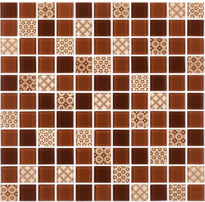 Мозаїка керамічна Kotto Ceramica GM 4054 C3 Brown d/Brown m/Structure 300 х 300 х 4 ( 25 х 25 )