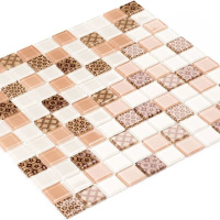 Мозаика керамическая Kotto Ceramica GM 4055 C3 Beige w/Beige m/Structure  300 х 300 х 4   ( 25 х 25 )