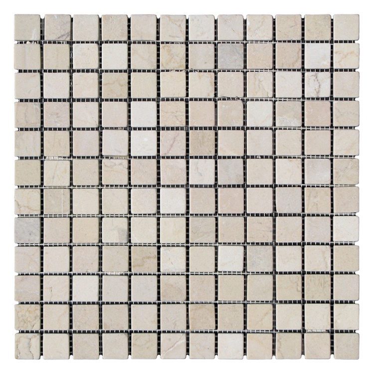 Мозаика из мрамора Матовая МКР-2СВ (23x23) Beige Mix