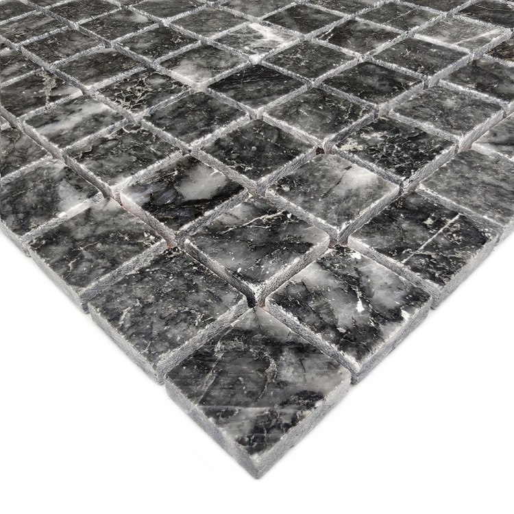 Мозаїка з мармуру Полірована МКР-2П (23x23) Black