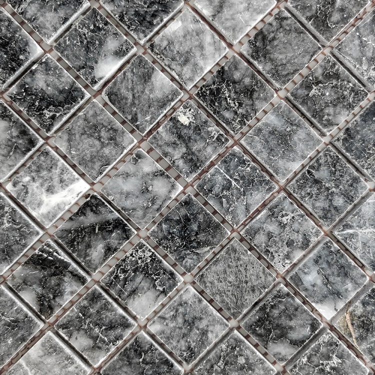 Мозаїка з мармуру Полірована МКР-2П (23x23) Black