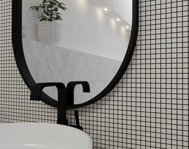 Мозаика из керамогранита Kotto Ceramica MI7 10100610C Salino 300 x 300 х 10 ( кубик 10 x 10 )