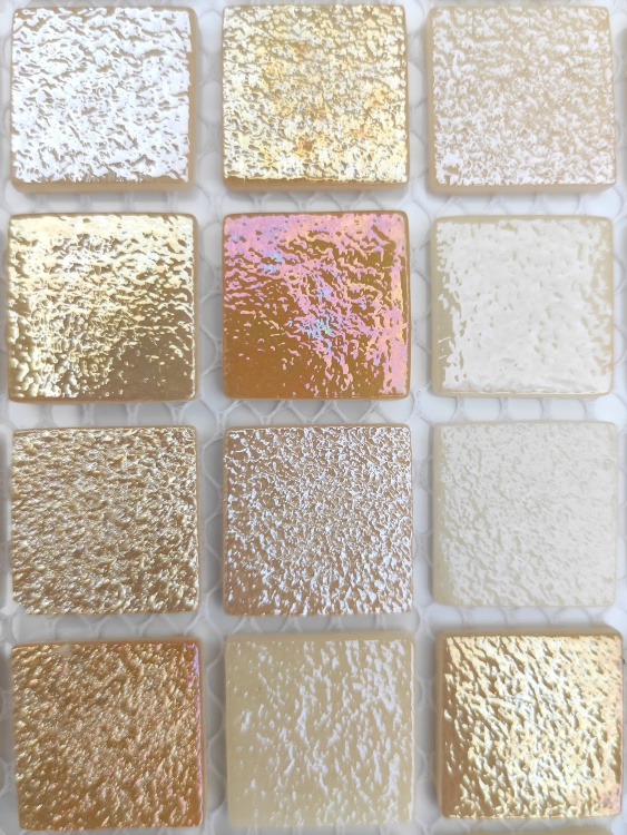 Мозаїка скляна АкваМо Limited Edition 47 на сітці