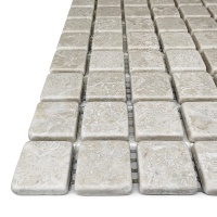 Мозаїка з мармуру Матова МКР-2СВ (23x23) Victoria Beige