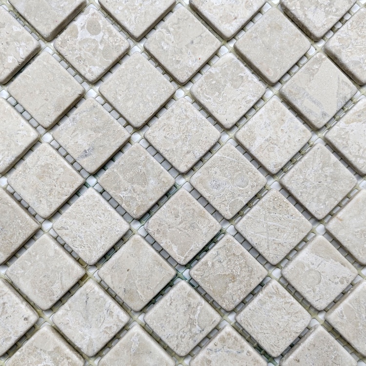 Мозаїка з мармуру Матова МКР-2СВ (23x23) Victoria Beige