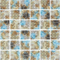 Мозаика стеклянная Kotto Ceramica GMP 0448028 С print 34 300x300  300 x 300 х 4   ( 48 х 48 )
