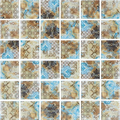 Мозаїка скляна Kotto Ceramica GMP 0448028 З print 34 300x300 300 x 300 х 4 ( 48 х 48 )