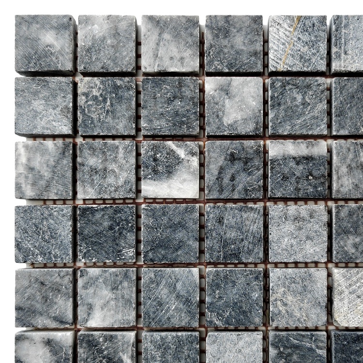Мозаїка з мармуру Матова МКР-2СН (23x23) Black