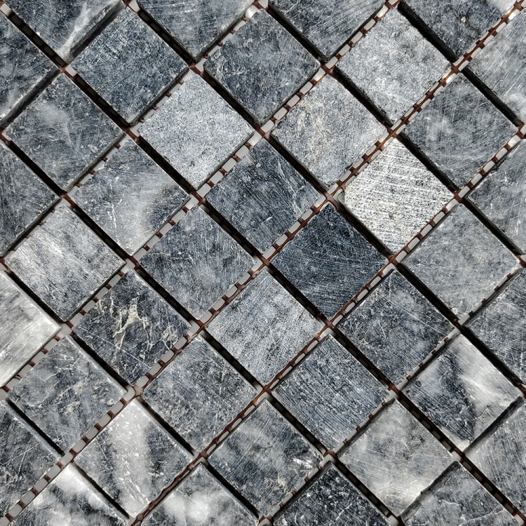Мозаїка з мармуру Матова МКР-2СН (23x23) Black