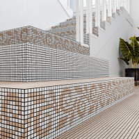 Мозаїка з керамограніту Kotto Ceramica MI7 10100612C Ambra 300 x 300 х 10 (кубок 10 x 10)