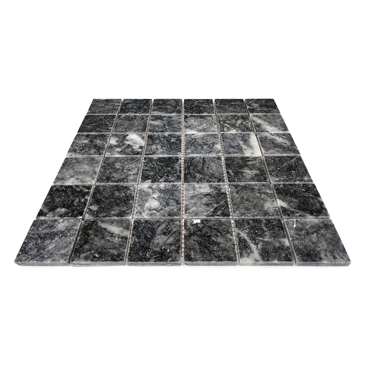 Мозаїка з мармуру Полірована МКР-3П (47x47) Black