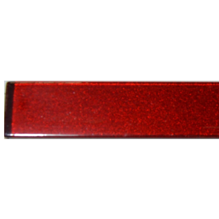 Фриз скляний Kotto Ceramica GF 751503 red silver 15 х 750 х 8