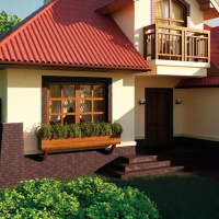 Сходинка клінкерна Stopnica Country Wisnia червона 11x300x300 мм