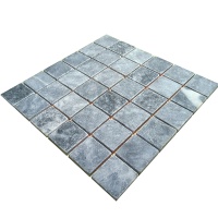 Мозаїка з мармуру Матова МКР-3СВ (47x47) Black