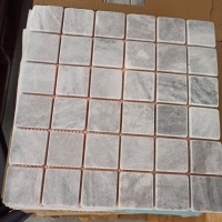 Мозаїка з мармуру Матова МКР-3СВ (47x47) Grey Mix