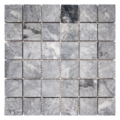 Мозаика из мрамора Матовая МКР-3СН (47x47) Black